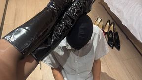 High Heel Slave Daily Routine Stiletto Deepthroat + Urethral + Trample