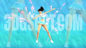 3DGSPOT - Tiny Trans Fucks With Giant Busty Trans! PORTUGUESE SUBTITLES! UNCENSORED SEX!