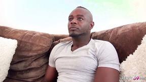 ”Brown Step Mother Catch Ebony Son Jerks & Finish Him With Sex”