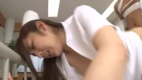 Japanese Cutie Milks stranger in POV