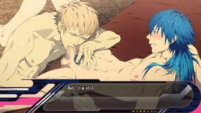 Aoba Acts Like A Virgin 28 Blowjob cartoon yaoi hunk muscles sucked off