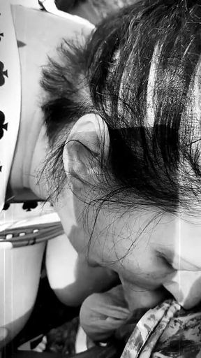 The Pictures Black and White She Sucks That Cock with All Her Fucking Might Cum Guzzler