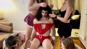 Sorority Transformation HD-Harold is captured and put in bondage by London Evans Tyler Lynn Peyton Juliana Marie