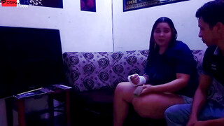 Step-Sibling Surprise! Stepsister Catches Boyfriend In Her Room For A Hot Fuck