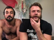Bearded Hunks Mason Lear & Brian Bonds Play During Quarantine
