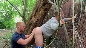 2 Sizzling Boys Have Fucky-fucky In Forest - 3rd Dude Joins