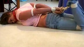 Blue Jeans Hogtied Struggle