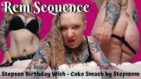 Stepson Birthday Wish Cake Smash By Stepmom starring Big Ass MILF Rem Sequence