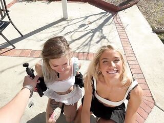STALKING our new NEIGHBOR we find out he has a HUGE DICK - SammmNextDoor - Dakota Lyn - Vince Karter