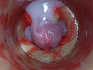 Camera Inside Unfathomable Twat Captures Very Biggest Spunk fountain of Semen ASMR