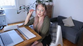 Caught in the office