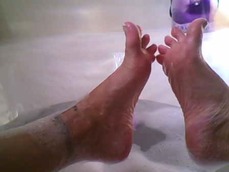 Bath Time Foot Fetish