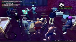 Fiesta en Casa de Savariat con Malkovas e Invitados, comienza con baile, prosigue con org&iacute_a y termina en masacre
