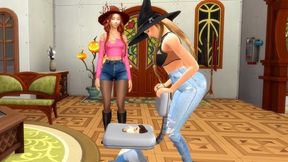 Sadistic Witches: Face Trapped for Facesitting and Spellbound Farts (4k)