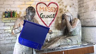 I'm gonna get SO MESSY for you! - Sweet Girl playing in Gunge and Clay.
