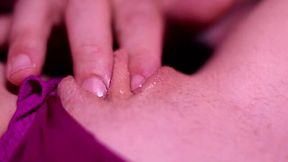 Sensual pussy licking makes pussy wet - Amateur Close Up