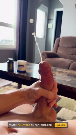 Another Big Cock Intens Cumshot