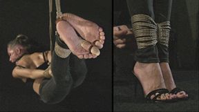 Ivanka - Long bondage seance for barefoot beauty + Feet punishment (HD 720p MP4)