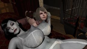 femdom bdsm with lady alcina dimitrescu from resident evil