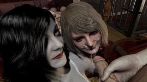 femdom bdsm with lady alcina dimitrescu from resident evil