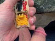 Pierce Paris Puts His Balls In A Mouse Trap