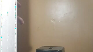 Solo girl film of amateur gay masturbating with dildo