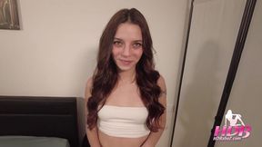 196 - 1 Sexy girl cheats on boyfriend and fucks for creampie