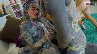 WILD 5on5 ORGY - alternative horny girls get FUCKED from 5 Horny Guys - ANAL, ATM, DP, Deepthroat, group sex