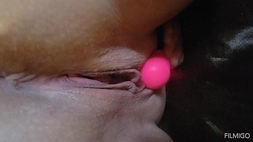 Restrained blonde given multiple orgasms