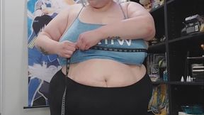 WiiFat Trainer Works Out and Measures her Huge Body (2024 Weigh-In)