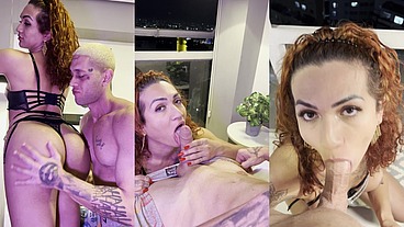 Gallego Bsb pediu pra eu dar uma chupada rapidinha no seu pau enquanto a pizza não chega.