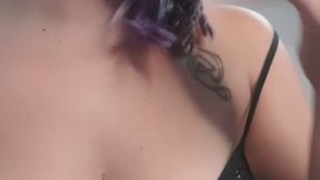 Enjoying a delicious dragon fruit