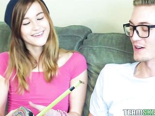 Alaina Dawson is a tiny titted, teen brunette hair who loves to screw her most good ally