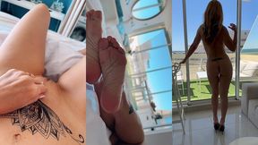 coucou les zamours, deuxieme journee au cap...le matin au reveil