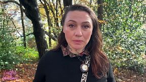 Spying on my teacher peeing in the woods