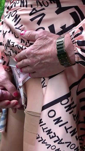 Cumshot Compilation in Satin &amp; Nylon Stockings   Clip 1