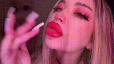 Saliva/Spit From Juicy Princess Plump Lips