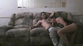 Beau Ryder nuts while sucking jay d's cock
