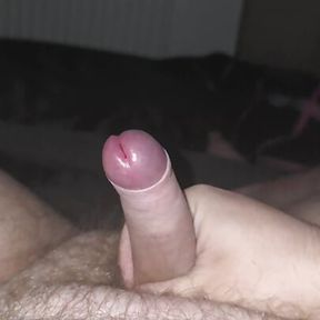 Chubby boy wake up and jerked off untill he cums