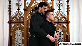 Nasty priest fucks Twink teen's tight ass