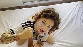 Emma Fiore And Cum In Face In Fulfills Promise Because Argentina Won