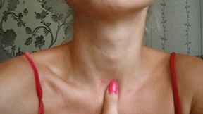 pressure on the jugular cavity (smother)