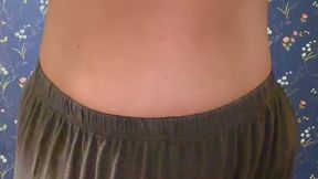 2 clips in ONE watch this kinky milf play and fondle her milky titties