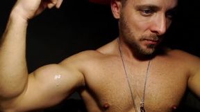 European Model Alesandro Plays with His Dick