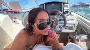 My Bestie Kira Perez and I Share Jmac'_s Big Dick on his Boat