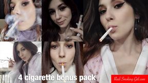 4 Cigarette Bonus Pack - 16min of beautiful smoking