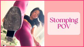 Stomping POV with Dirty Boots