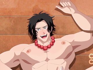 Ace and Gray, 2 buddies frotting their dongs