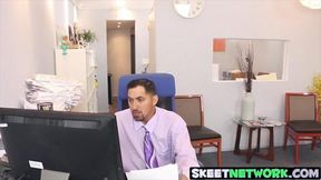 Hot babes Gigi Flamez and Katalina Mills sharing their dads