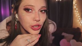 Valentine's Day Pink Tracksuit Soda Bloat, Burps and Eating